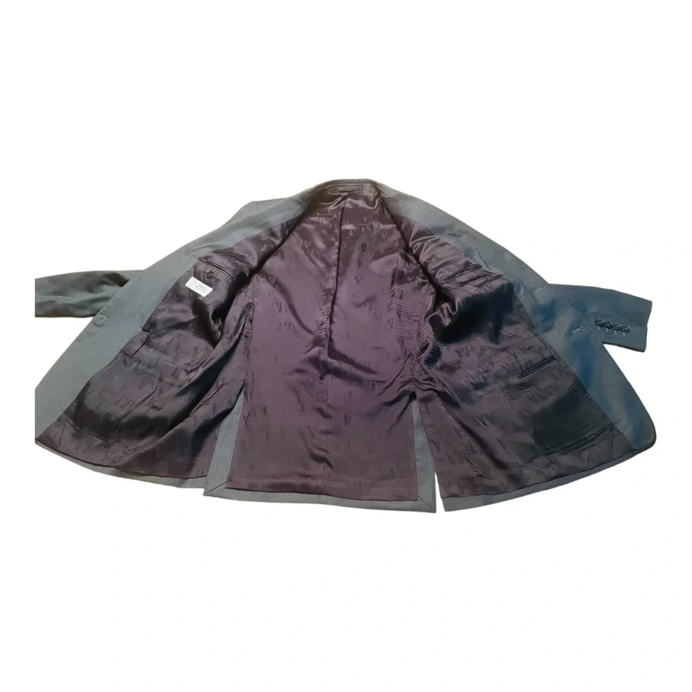 VERSACE COLLECTION GIANNI VERSACE Mens Grey Suit Size EU 50 US 40